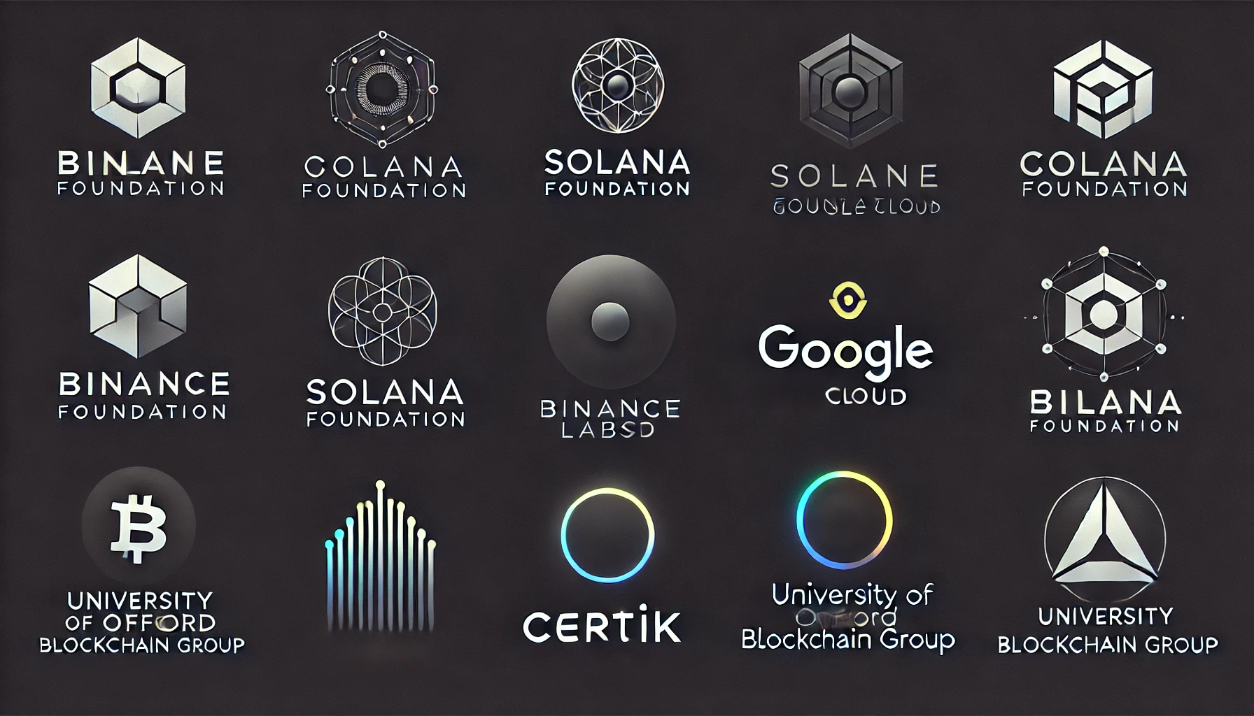 Our Partners: OpenAI, Solana Foundation, Binance Labs, Google Cloud, CertiK, and University of Oxford Blockchain Group